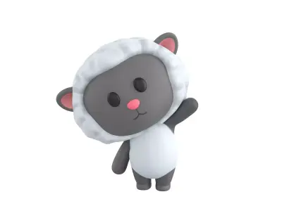 Character144 Rigged Sheep 3D model