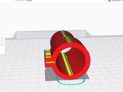 3D Tube Clamp Fitting for Industrial and Mechanical Use 3D print model