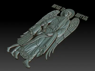 Guardian angel orthodox icon 2 3D print model