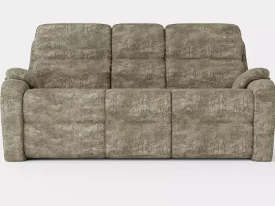 Sable Sofa Low-poly 3D model