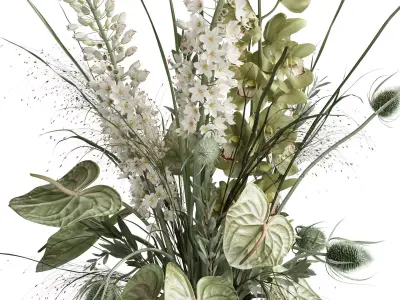 Flower In Vase 127 3D model