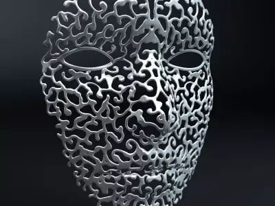 Ornament Mask 3D model