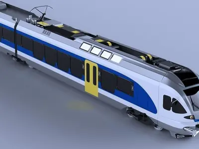Stadler FLIRT 415 train 3D model