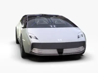 Honda Saloon New Concept Low-poly 3D model