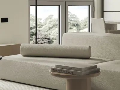 Minimalistic interior 3D model