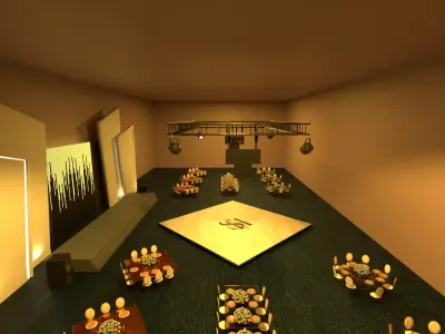 wedding decore  3D model