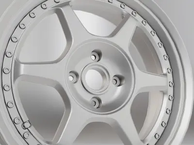 TRD TYPE F-T Low-poly 3D model