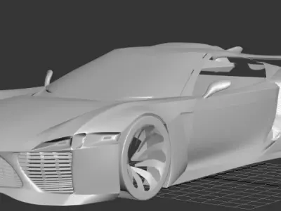 concept car 4 3D model