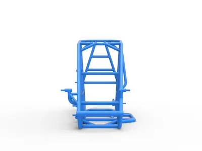 Frame of 600 Micro sprint car Scale 1 to 25 3D print model
