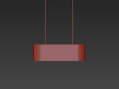 Trough Chandelier 3D model