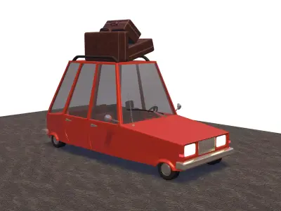 Combi car 3D model