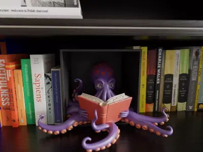 book nook octopus 3D print model