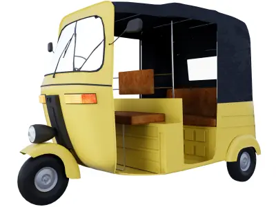 Auto Rickshaw 3D model