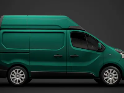 Renault Trafic Van L1H2 2018 3D model