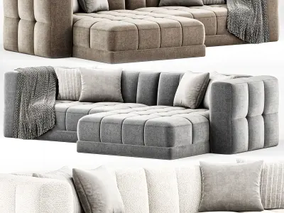 Tavi 2 Piece Laf Sectional Alcala Graphite  3D model