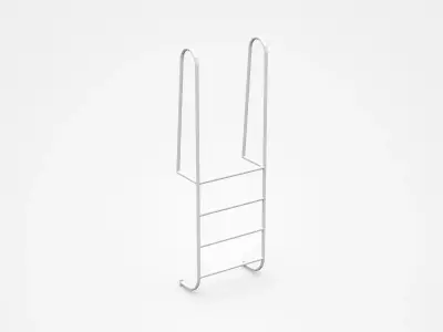 Small Hook Up Ladder 3D model