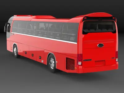 Kia Granbird SIlkroad 2015 Low-poly 3D model