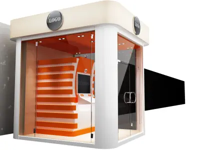Booth Exhibition Stand a549a 3D model