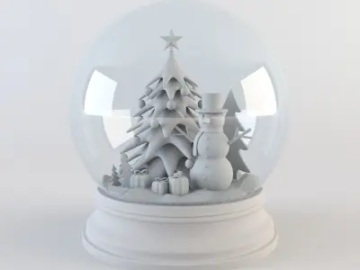 Snow globe 3D model