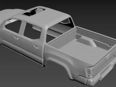 Toyota Tacoma 2020 Body For Print 3D print model