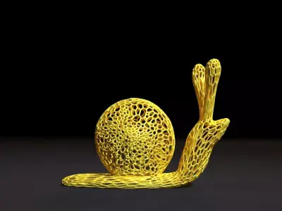 Cool snail 3D print model