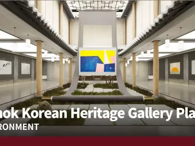 Hanok Korean Heritage Gallery Place 3D model