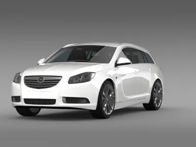 Opel Insignia OPC Line Sports Tourer 2013 3D model