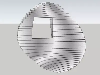 abstract sculpture monument 3D model
