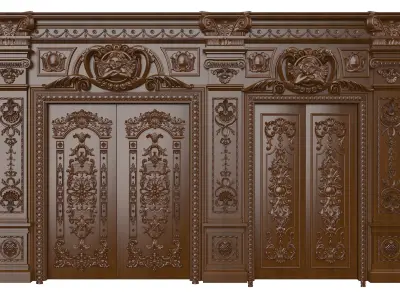 Royal Door 10 3D model