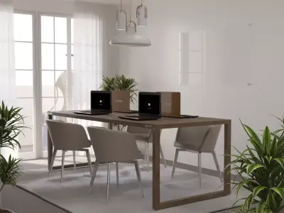 Podcast Studio 3D model