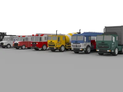 3D vehicle Model Collection 3D model