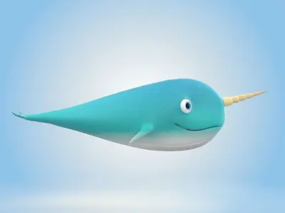Narwhal 3D model