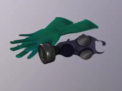 Rat Catcher props Low-poly 3D model