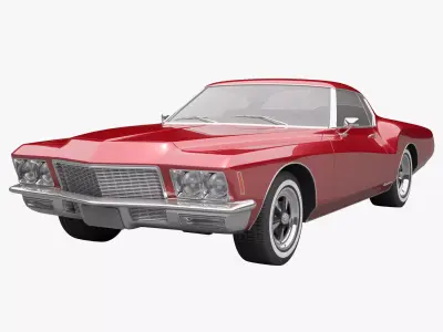 Generic Old Car 03 3D model