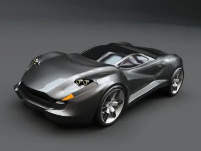 Coupeo Concept Sports Car 3D model
