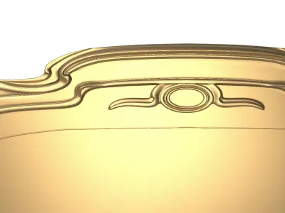 Carved Picture Frame 3D model 37