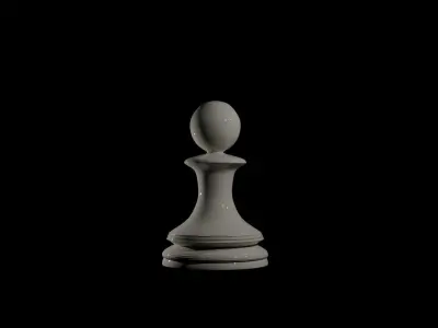 Chess Pawn Free 3D model