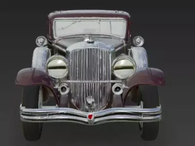 Antique car 3d model 3D model