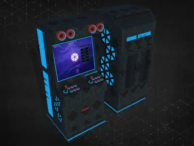 Game box 3D model