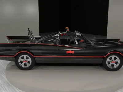Batmobile TV series 1965 3D model