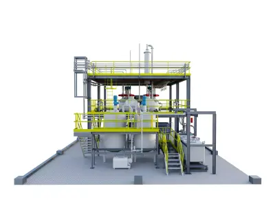 Industrial Work Shop 3D model