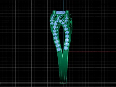Rings for Women Womens Rings Stone Ring Ready STL 3DM Models  3D print model buy