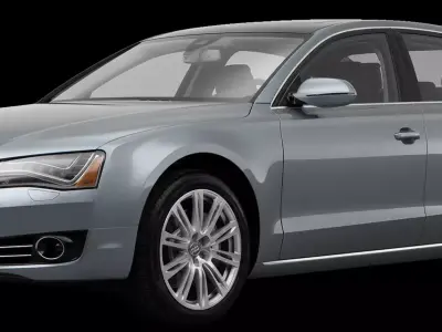 Audi a8 2014 3D model