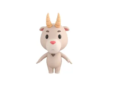 Character166 Goat 3D model
