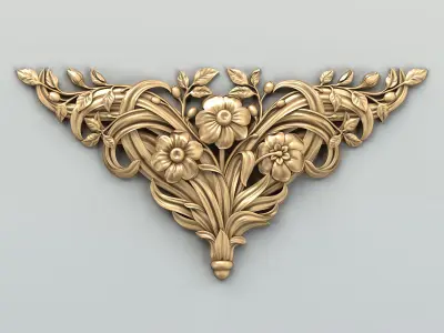Corner decor 028 3D model