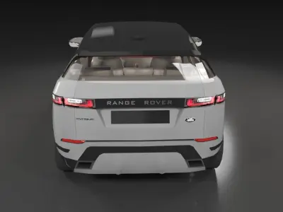 Low poly Range Rover Evoque 2019 Low-poly 3D model