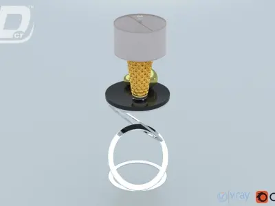 Yorjan Side Table Set 3D model
