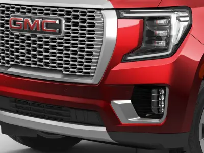 Yukon XL 2021 Denali SUV 3D model