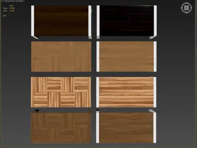 dining table 3D model 2