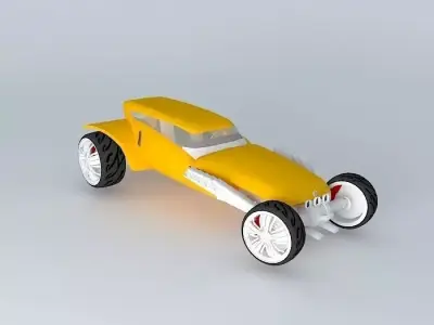Ratified toy car Free 3D model